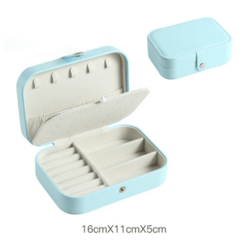 Portable Jewelry Organizer Travel Case – Compact Jewelry Storage Box