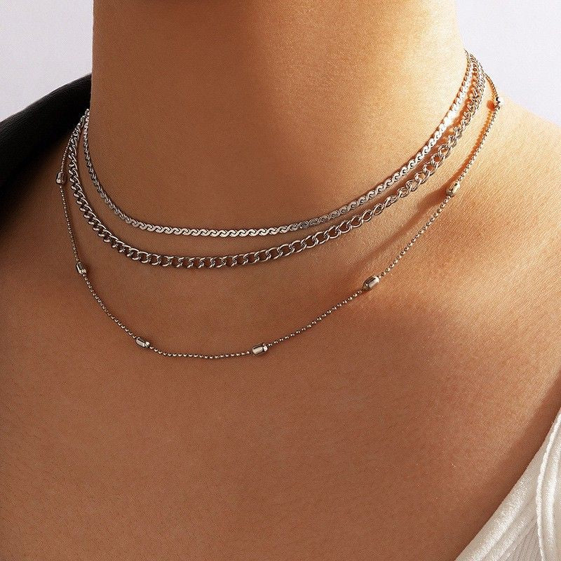 PAVOI 14K Gold Plated Snake Chain Necklace