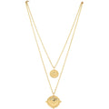 Gigi Double Coin Necklace – 18K Gold-Plated Stainless Steel