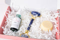 Azul Self Care Gift Set – Face Oil, Sodalite Face Roller & Lotion Bar