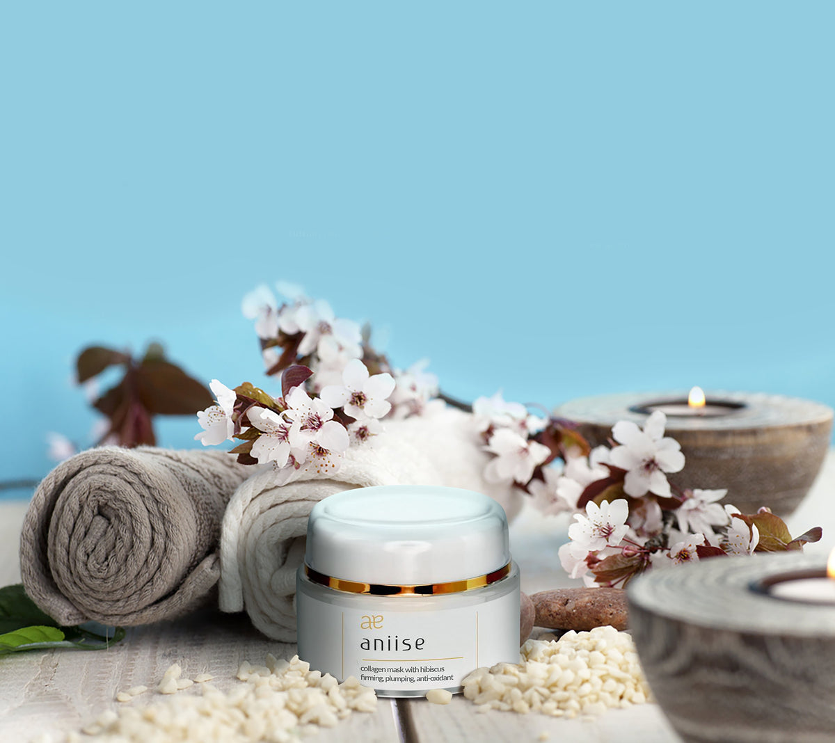 Aniise Hibiscus & Collagen Radiance Facial Mask