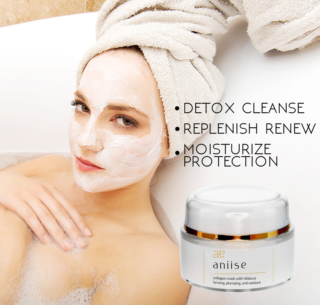 Aniise Hibiscus & Collagen Radiance Facial Mask
