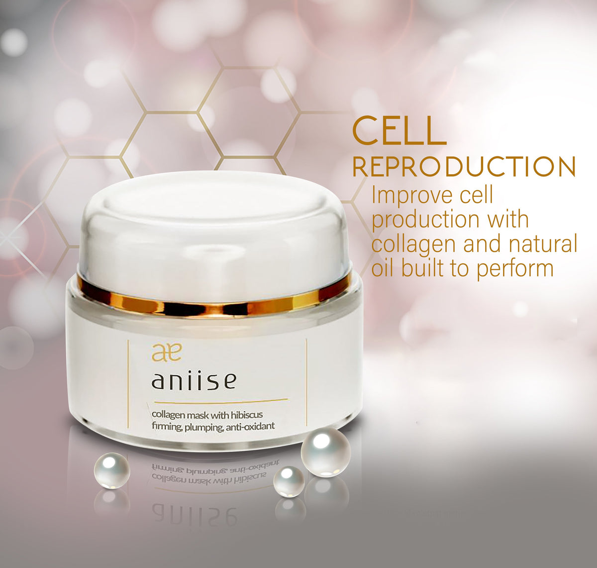 Aniise Hibiscus & Collagen Radiance Facial Mask