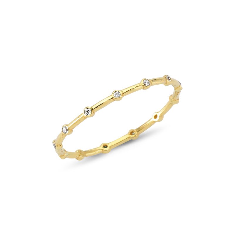 Dainty Crystal Stacking Ring Set – 3 Pieces