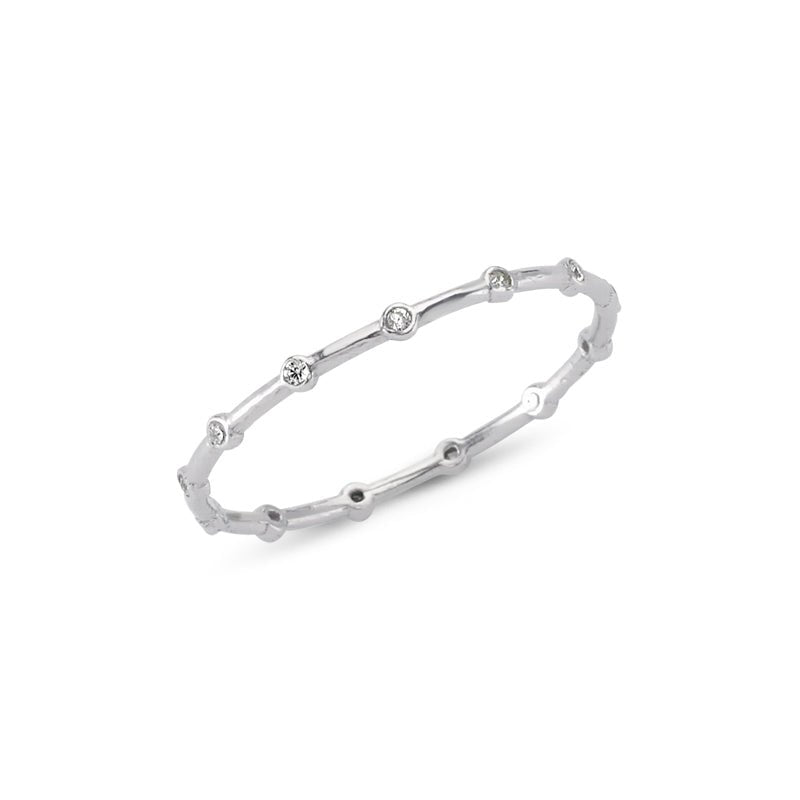 Dainty Crystal Stacking Ring Set – 3 Pieces